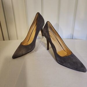 NINE WEST SUEDE LEATHER GREY PUMPS